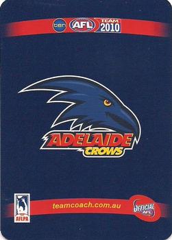 2010 Team Zone AFL Team - Gold #104 Kurt Tippett Back